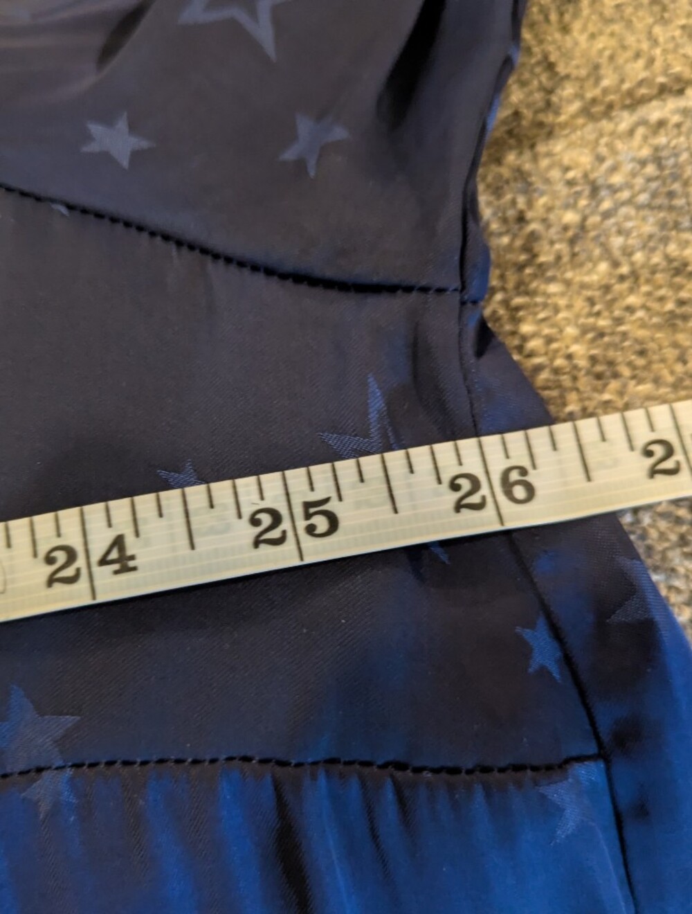 Torrid Navy Star Print Tie Neck Blouse - Picture 11 of 13